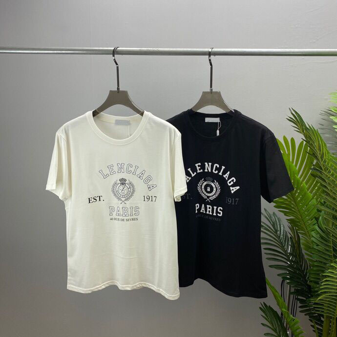 

Street fashion print men's and women's short-sleeved T-shirt summer trend loose street hip-hop couple cool men's shorts T-shirt g4x33, White