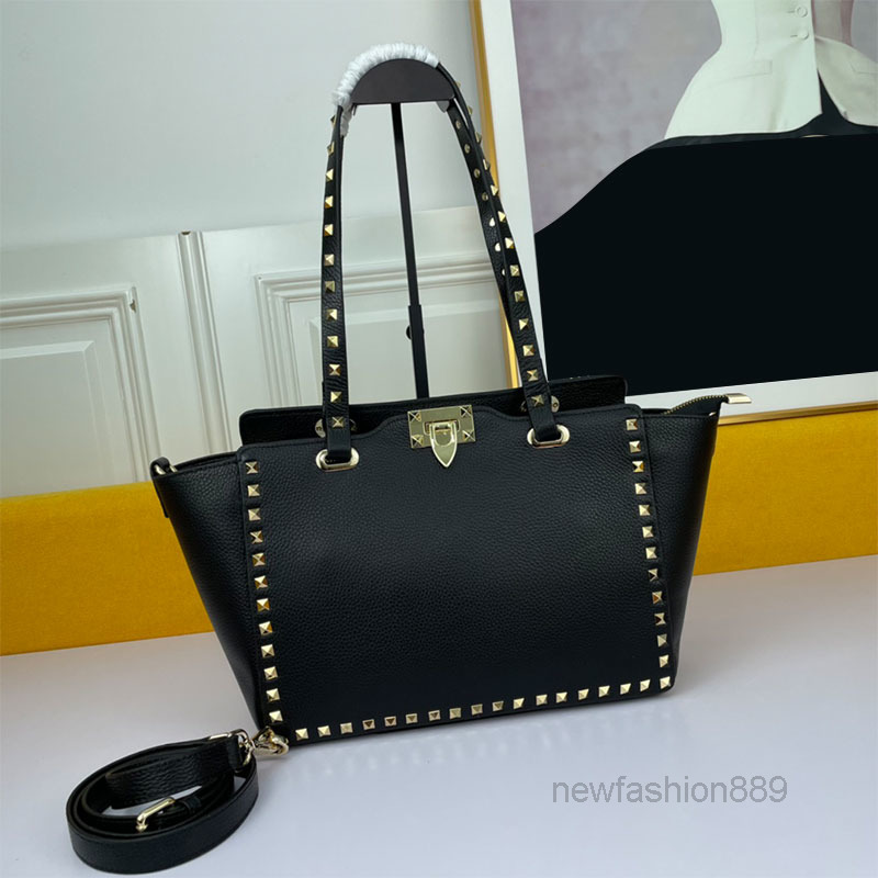 

Shoulder Bags Designer Super Large Rivetr Tote Bag Women Shop 10 Colors Handbag Retro Bra Proce Metal Cowhide Leathe Clemence Removable Strap 2022 top quality