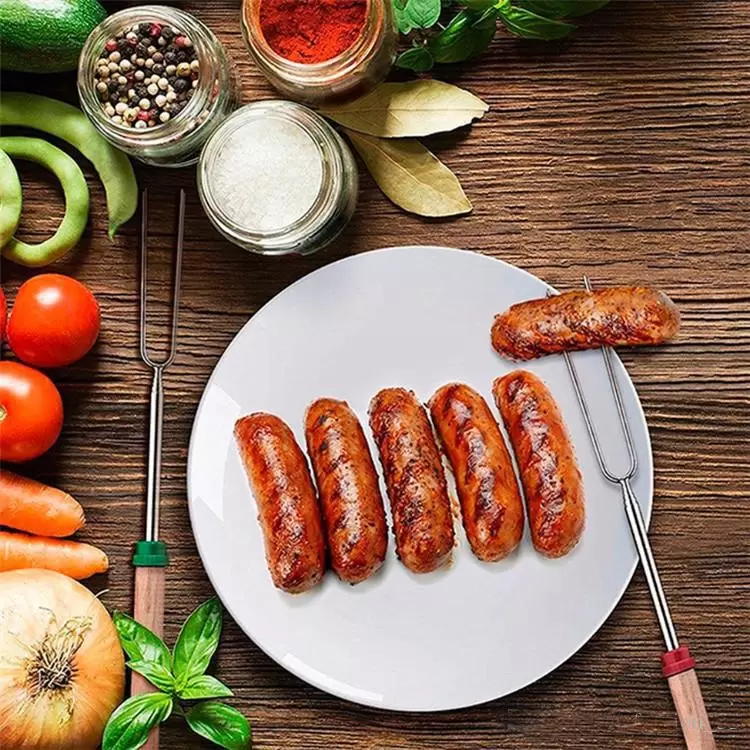 

Stainless Steel BBQ Marshmallow Roasting Sticks Extending Roaster Telescoping cooking/baking/barbecue, Mix colors;pls message