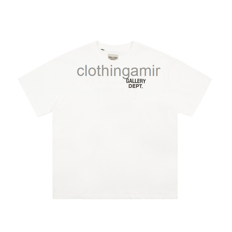 

Designer t Shirts 2022 Gallerydept Mens Fashion Brand Printed Letters Short Sleeve High Large T-shirt, White