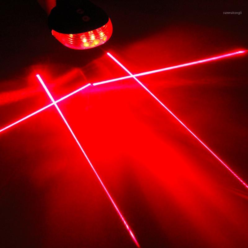 

Colors 2 Lasers LED Night Mountain Bicycle Bike Tail Rear Light MTB Safety Warning Taillight Lamp