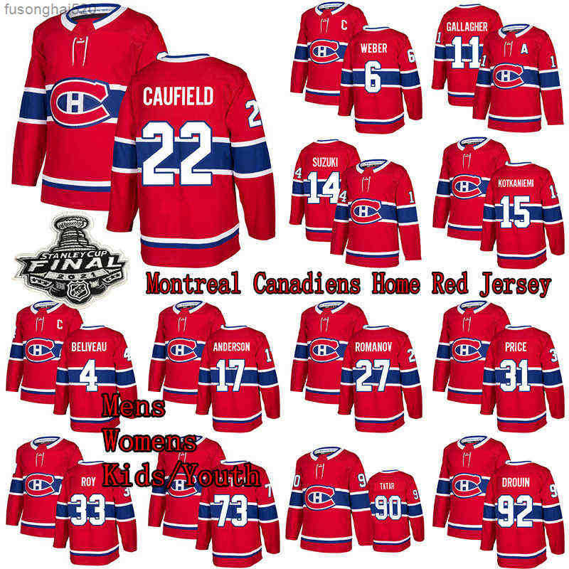

Cole Caufield Montreal Canadiens Jersey 14 Nick 31 Carey Price 73 Tyler Toffoli 11 Brendan Gallagher Romanov Home Hockey Jerseys nhl's Jerseys, Red womens size:s-xxl