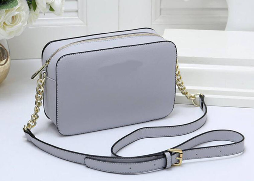 

Small square bag 2022 fashion new high-quality PU leather women's handbag cross pattern chain shoulder messenger bag K002, Black