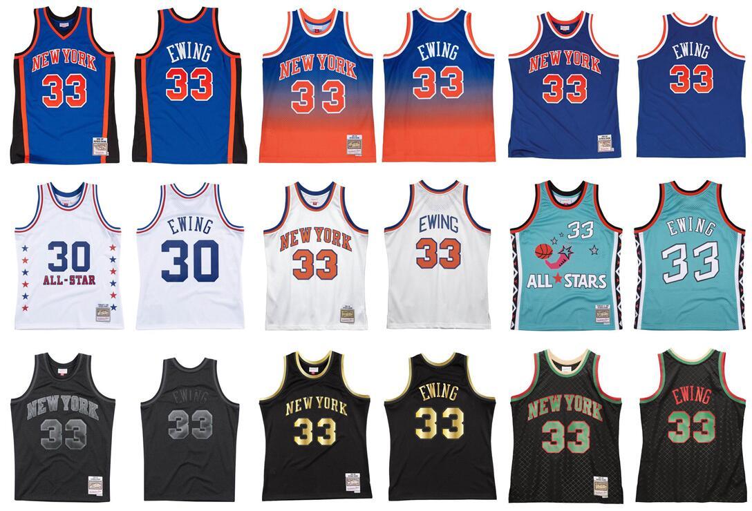 

Stitched Patrick Ewing basketball Jersey S-6XL Mitchell & Ness 1985-86 91-92 96-97 Mesh Hardwoods Classics retro version jerseys Men Women, Stitched jersey
