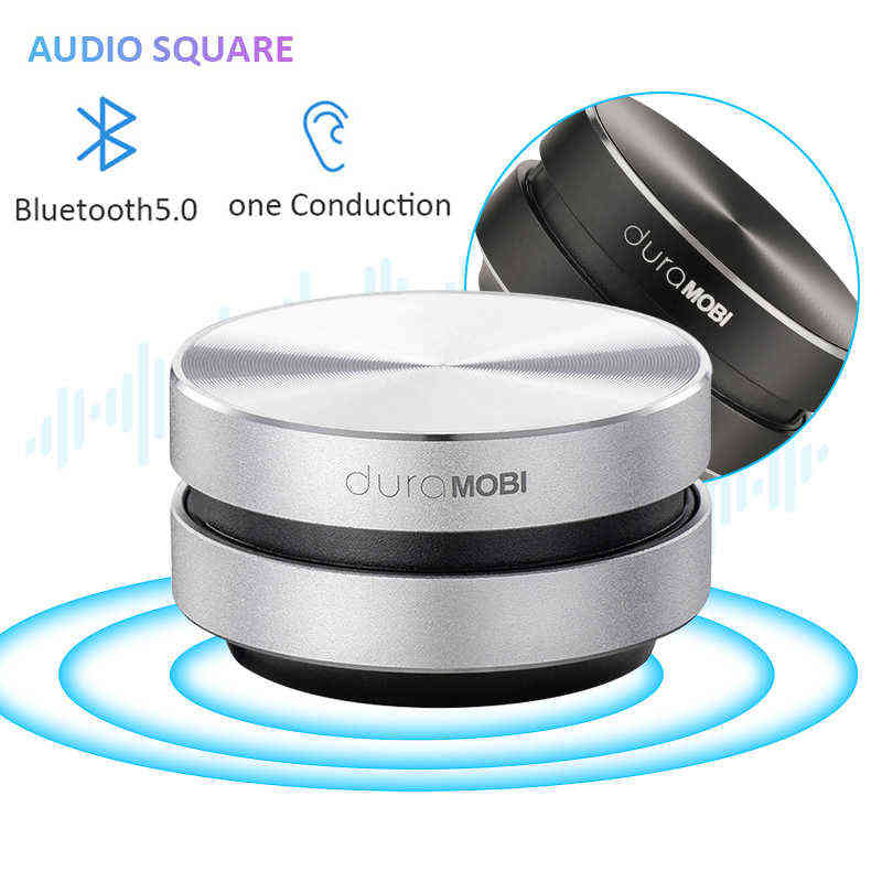 

Bone Conduction Speaker Bluetooth TWS Stereo Dual Sound Channels Mini Audio Box DURAMOBI HumbirdSpeaker with HD Call FM Radio H220412