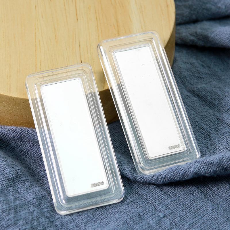 

Charms Pure Silver Bar 9999 Raw Materials Investment Bullion Collectible Earring For Jewelry Making With Display Box 10gCharms