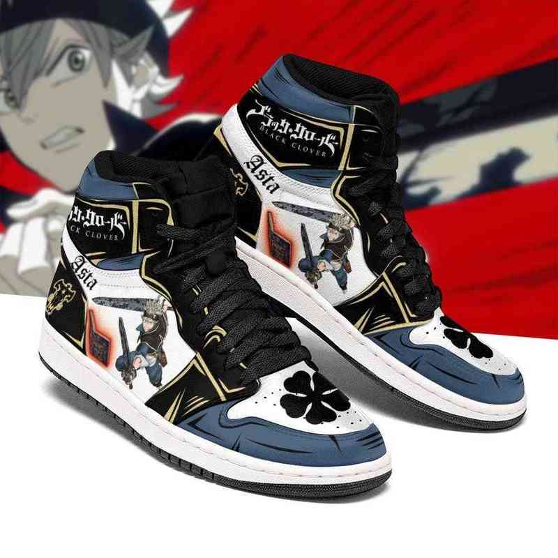 

Black Bull Asta Fight Sneakers Clover Anime Shoes, Others