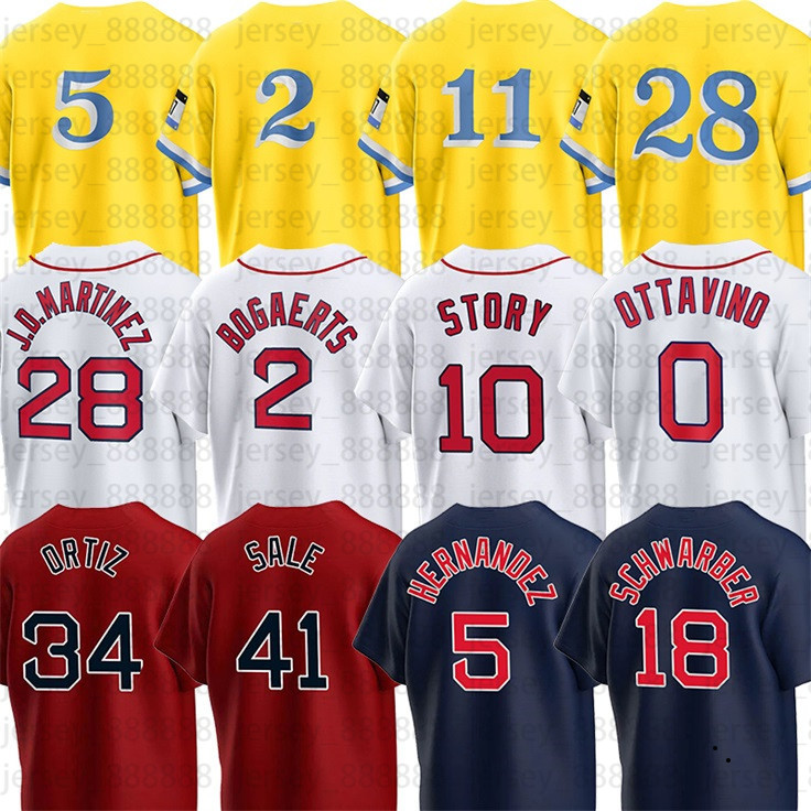 

Trevor Story Jersey Boston J.D. Martinez Red Sox Xander Bogaerts Baseball Chris Sale 2 11 Rafael Devers Alex Verdugo David Ortiz Bobby Dalbec Hernandez 9 Ted Williams, Custom cool base men jersey