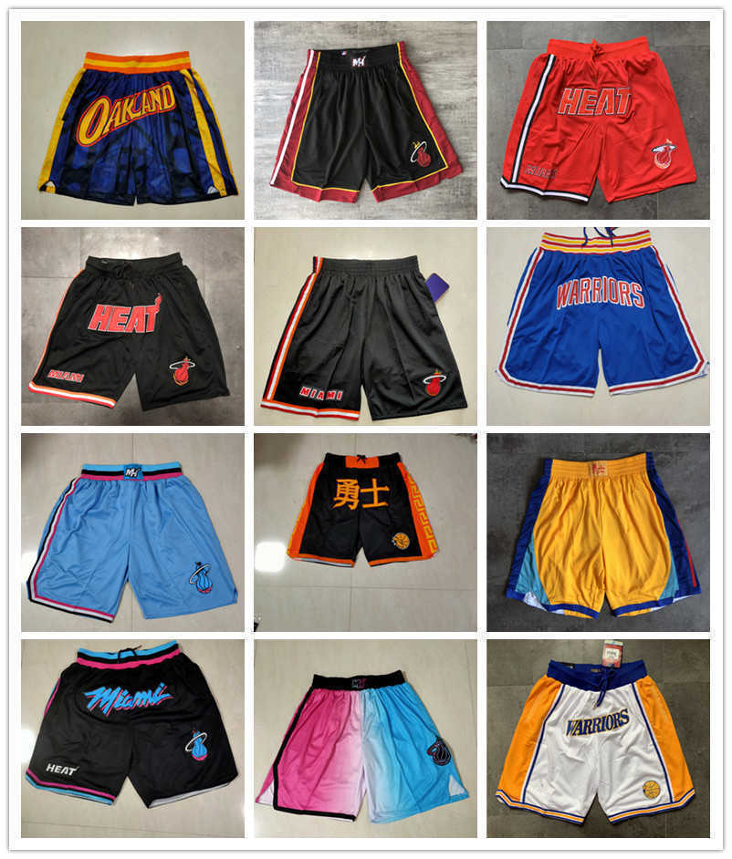 

Curry Thompson Team Or Butler Adebayo Lowry Team Throwback Basketball Shorts pocket, Color