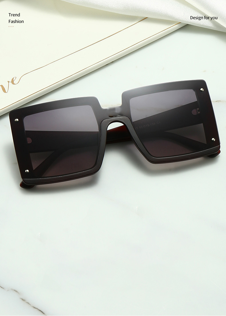 Fashion Polarized designer Sunglasses mens oversized traveling Aviator double letter design eyeglass outdoor Beach Rectangle glasses man woman oval