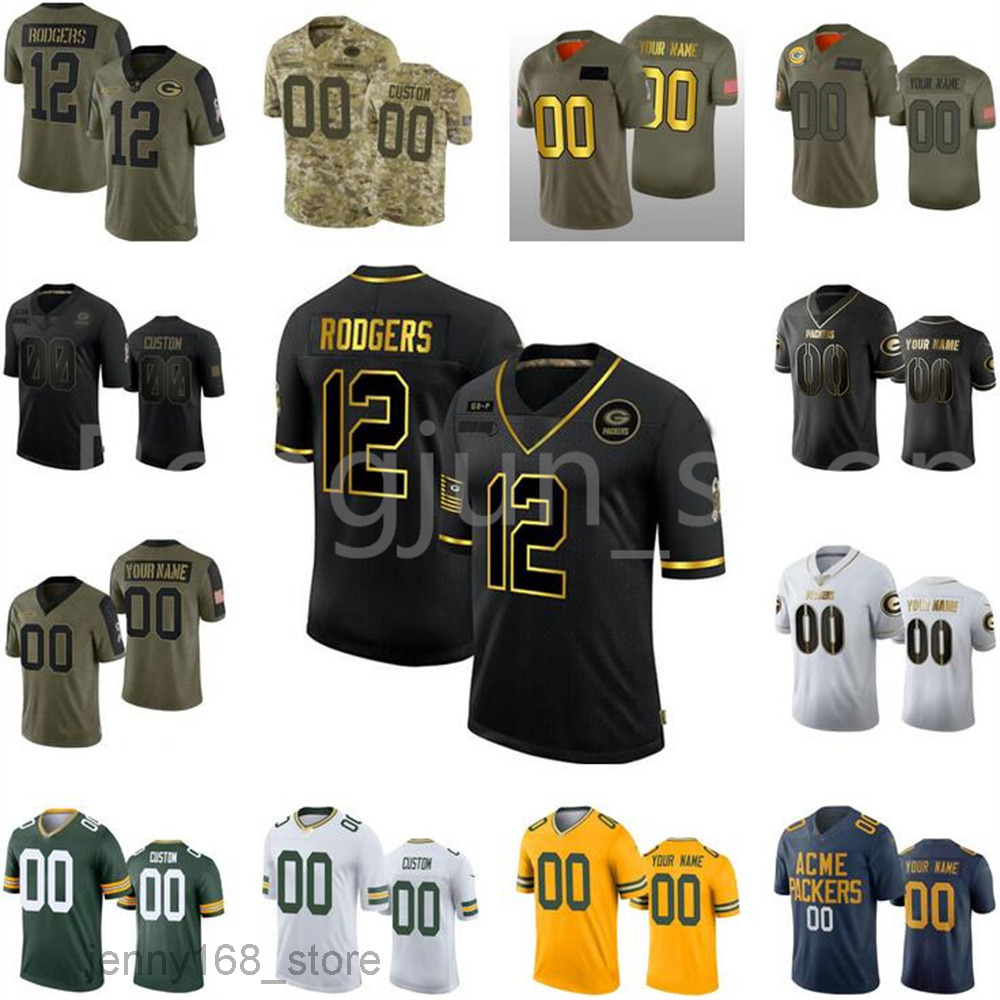 

2022 Green Bay Men Women Youth Packer Stitched Football 12 Aaron Rodgers 17 Davante Adams Elite Custom''NFL''jerseys Size S-6XL