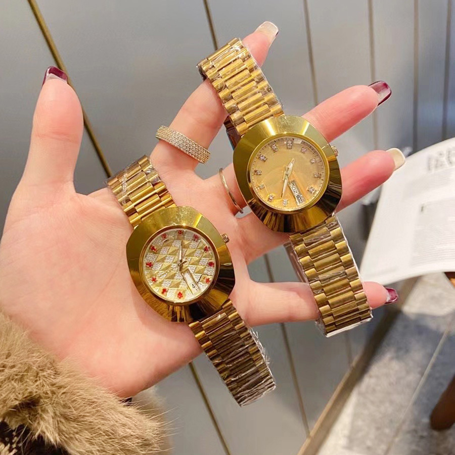 

Top Brand Wrist Watches Women Girl Ladies Diamond Style Luxury Casual Sport Steel Band Good Quality Quartz Clock RD14, Model 1