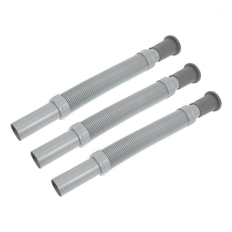 

Manifold & Parts 3pcs Universal Kitchen Sink Sewer Tube Bathroom Retractable Drain PipesManifold