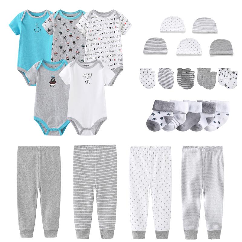 

Clothing Sets Born Infant Baby Girls Clothes Set Soft Short Sleeve Romper Pants Socks Hats Gloves 19Pcs Autumn Winter Outfits SetsClothing, Tphgsk01