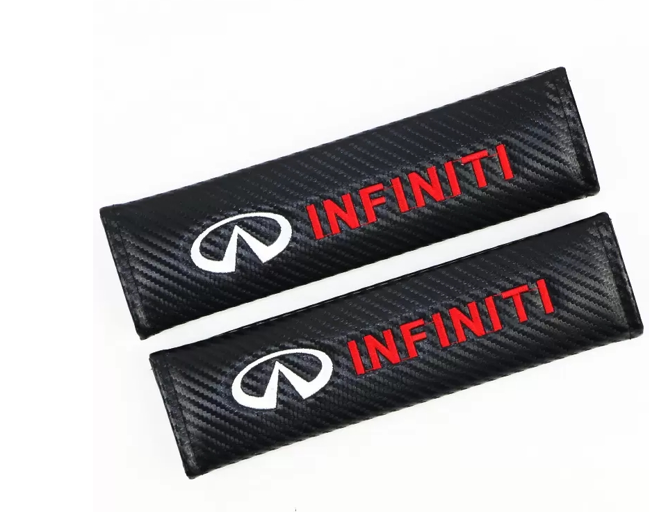 

Car Stickers Safety belt Case for Infiniti q50 fx35 qx70 g35 fx g37 q30 ex35 Seat Cover, Infinite logo