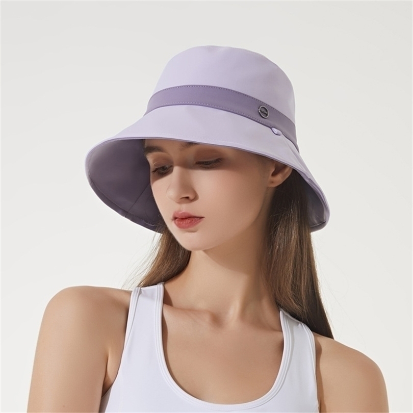 

Summer Flodable Wide Brim Sun Hat Women Lady Casual Travel Vacation Bucket Female Bob Panama Sombrero Beach 220811, Beige