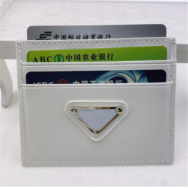 

New Fashion Card Holders Womens Men Purses Designer purse Double Sided Credit Cards Coin Mini Wallets, Red