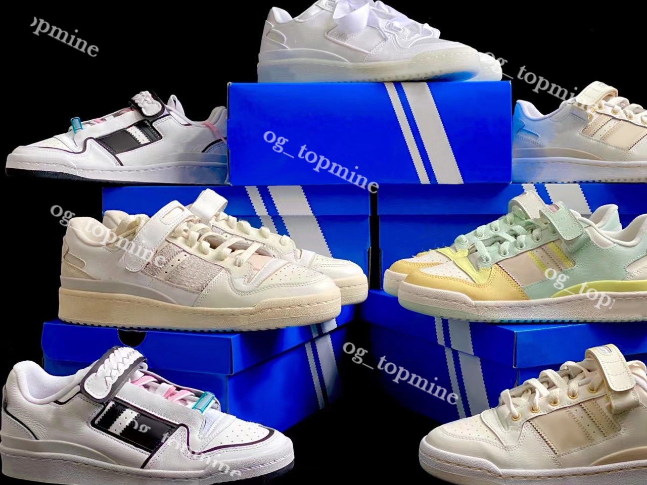 2022 Designe Forum 84 Low Bad Bunny Shoes White Gum Bright Blue Black Orbit Grey Green Pink True Orange Strap Taupe Oxide Cinder Women Mens Train