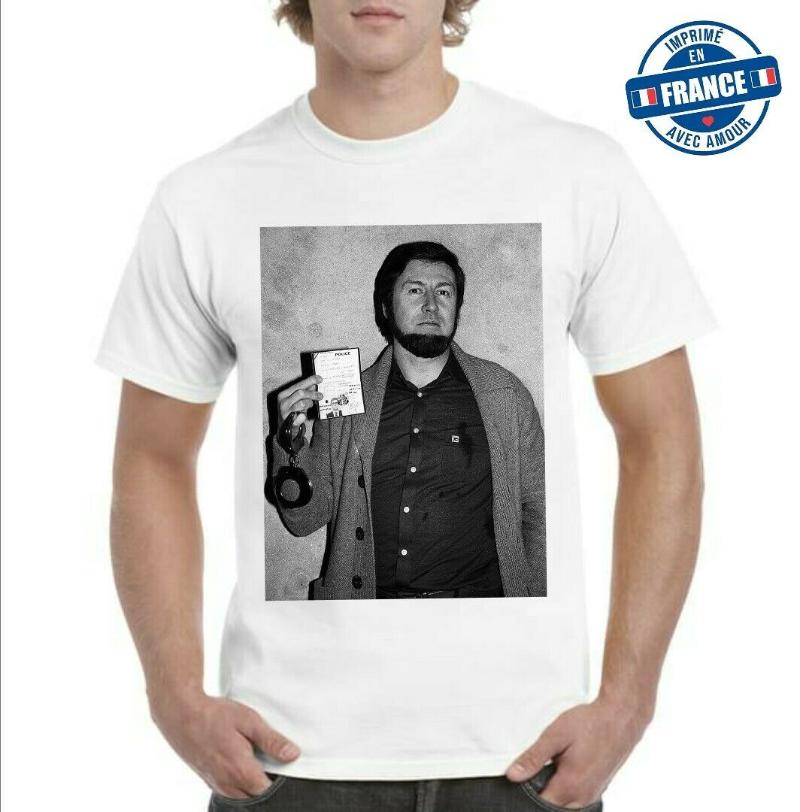 

Men's T-Shirts T-Shirt Jacques Mesrine Grand Banditisme Tailles Aux Choix, Purple