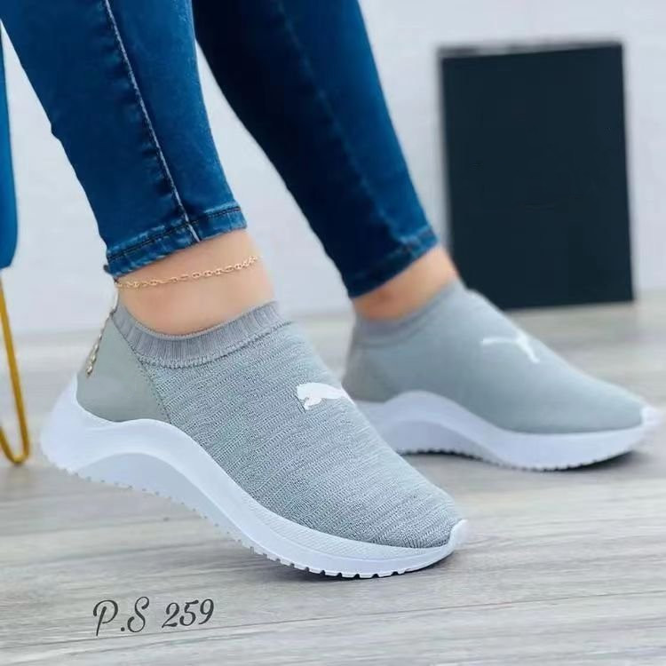 

2022 Women's Sneaker Shoes Female Lace-up Casual Tennis Sport Gym Outdoor Climing Running Shoes Mesh Breathable zapatillas mujer Size 36-43, No box