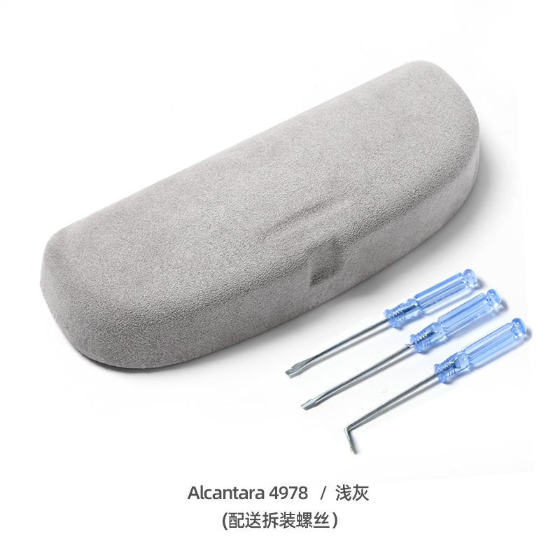 

Red Alcantara For Audi A7 TT RS A3 A4L A6L Q3 Q5L Q7 Q8 A1 A5 Car Glasses Case Clip Interior Modification