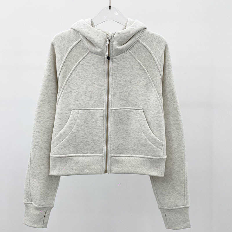 

Women Brushed Full Zip Hoodie Jacket Sportswear LU-98 Yoga Outfits Hooded Workout Track Running Coat with Pockets Outdoor Fleeces Thumb 20236, Creamy white