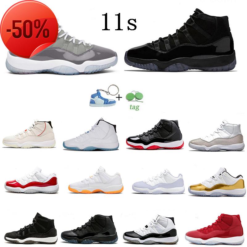 

2022 Jumpman 11 11s Mens Basketball Shoes Cool Grey Cap And Gown Gym Red Win Like 96 Legend Blue Space Jam Unc University Blue Pure Violet Men j, Customize