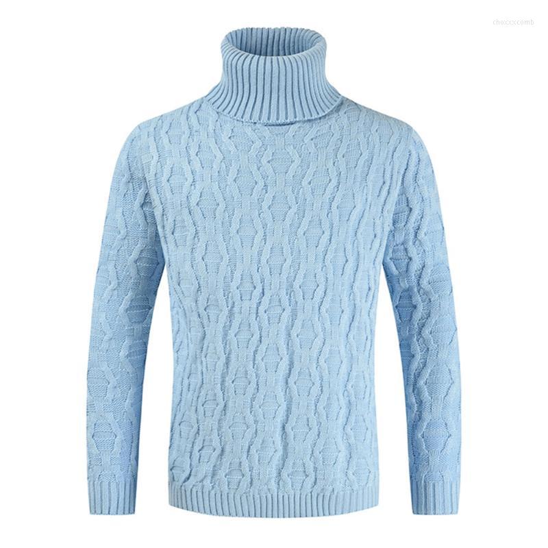 

Men' Sweaters 2022 Turtleneck Blue Grey Long Sleeves Autumn Winter Pullover Knitted O-Neck Harajuku -3XL, Gray