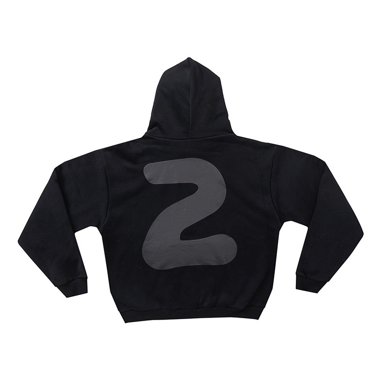 

Puff Print Print Hoodie Men Women 1 Top Oversized Heavy Fabric Sweatshirt Pullover