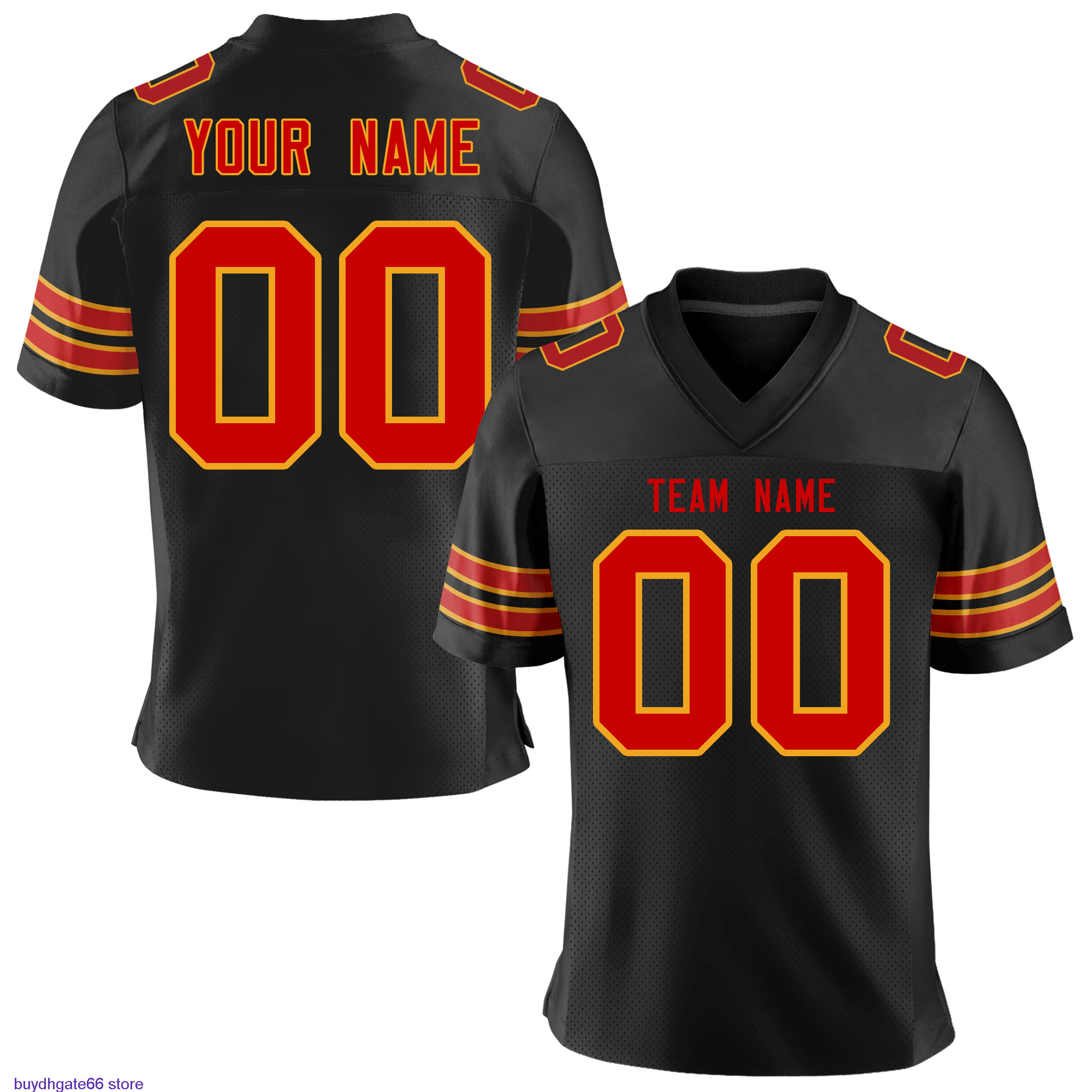 

S91o Men's Teenagers' Customized High Quality t Shirts Sublimation American Football Team Jerseys Retroplzh, Gr-xd12-02