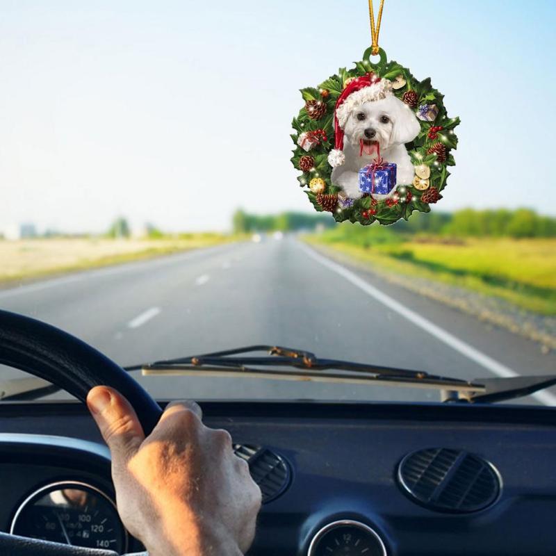 

Interior Decorations Christmas Tree Hanging Decoration Dog With Hat Merry Xmas Car Home Decor Cute Pendant DecorationInterior InteriorInteri