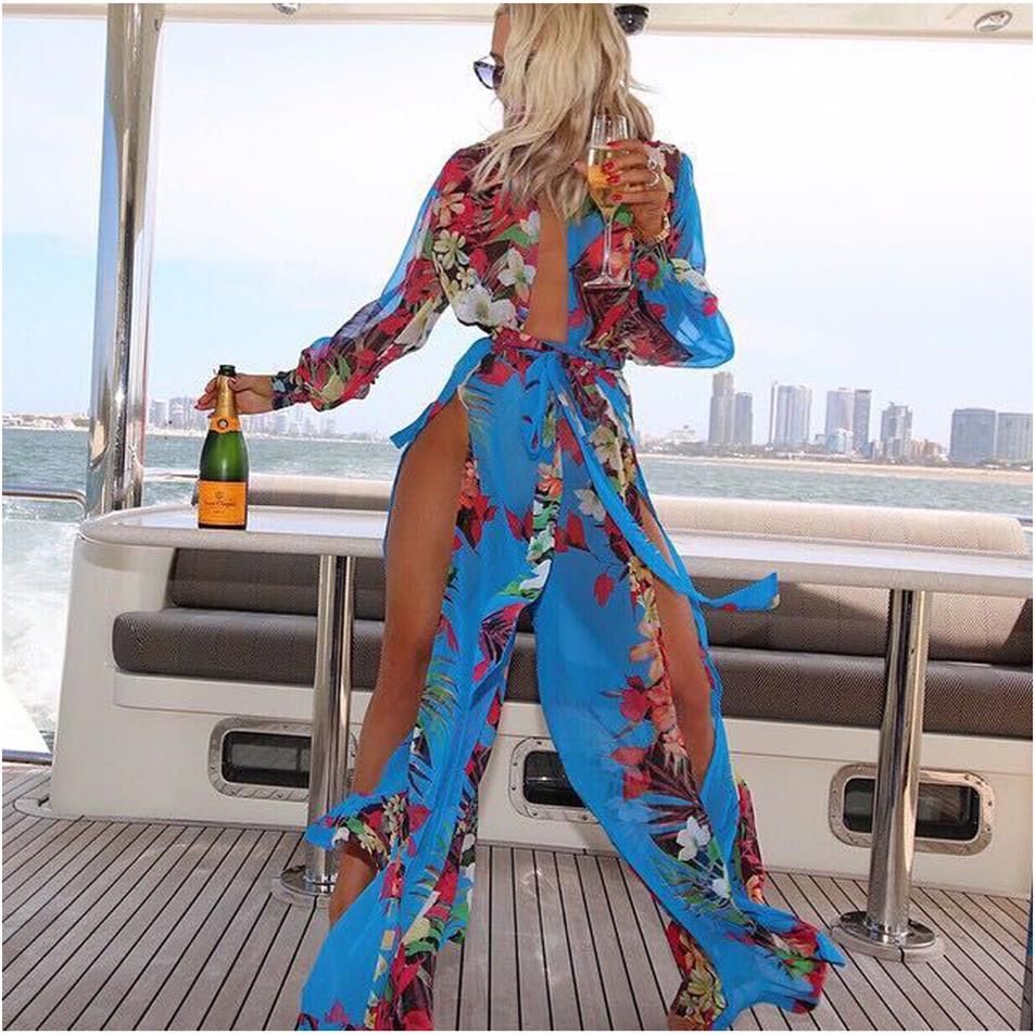 

Sexy womens swimsuits beach cover up dresses for women plus size swimwear f247H, Photo color