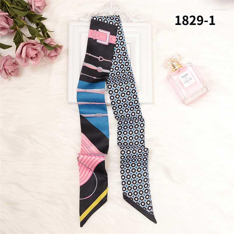 

Scarves Fashion Bag Scarf Ladies Dots Printing Hijab Skinny Tied Handbag Small Ribbon Women's Hair Band Turban BS50Scarves ScarvesScarve