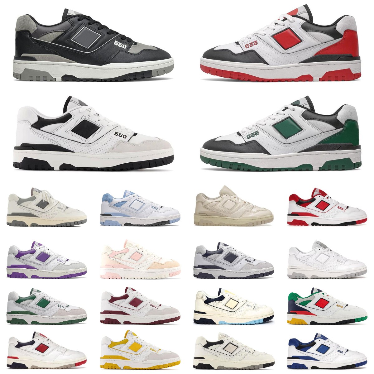 

2022 NEW Men Women Casual Shoes 550 Sneakers White Natural Green Grey Cream Black UNC Syracuse Burgundy Mens Outdoor Sports Trainers 36-45, Bubble column
