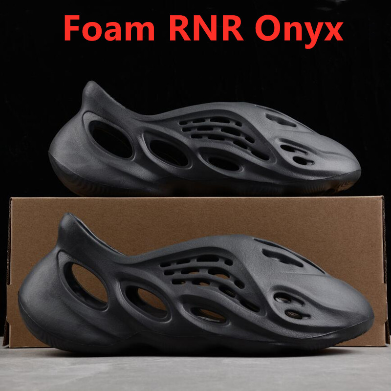 

Adilette 22 3D Slippers Sandals Foam Runner Foam RNR Onyx man and women shoes with box, 15