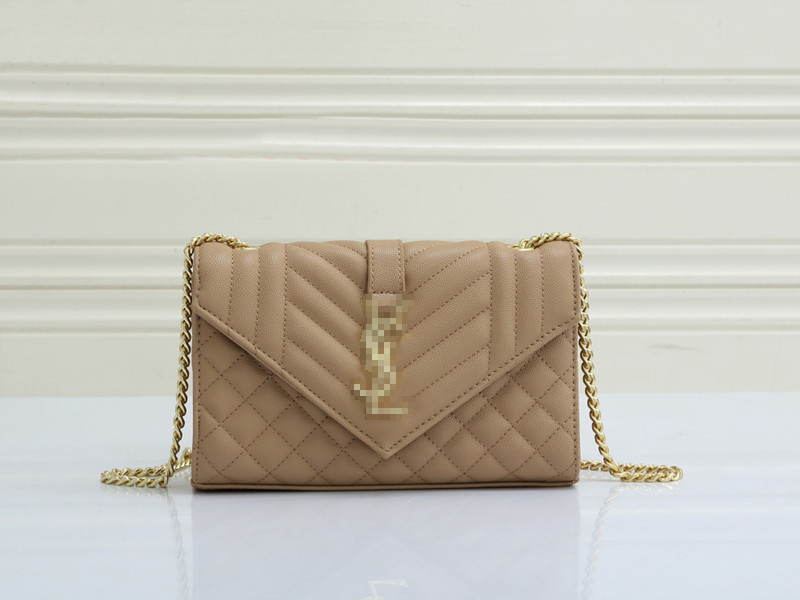 

high qulity womens metal gold chain bag handbags ladies composite tote PU leather clutch shoulder bags female purse YSLs