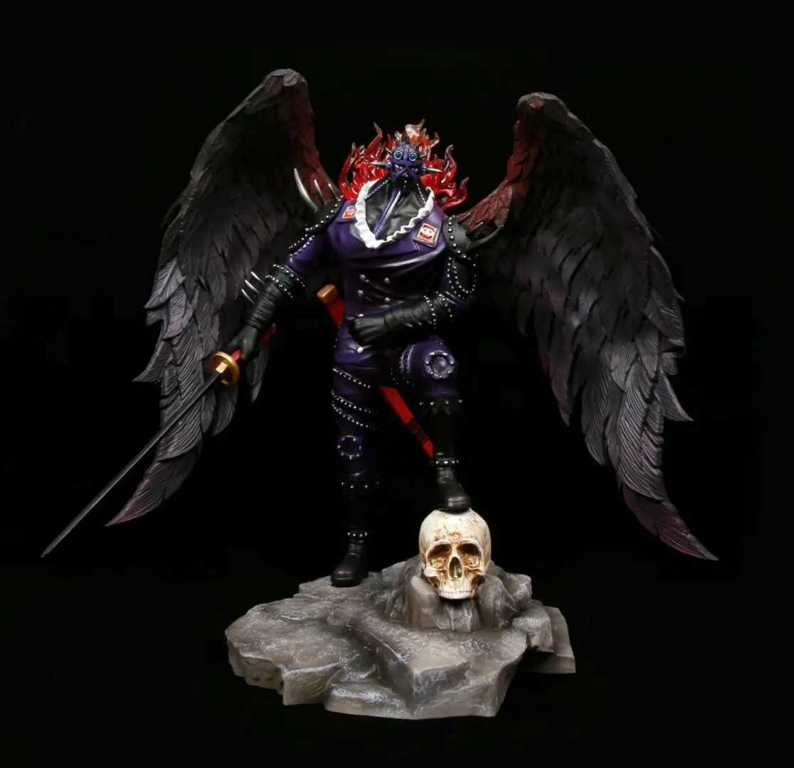 

huiya01 32cm Anime One Piece Action & Toy Figures Beasts Pirates King Four Emperor Kaido King luffy Model Doll, With retail box
