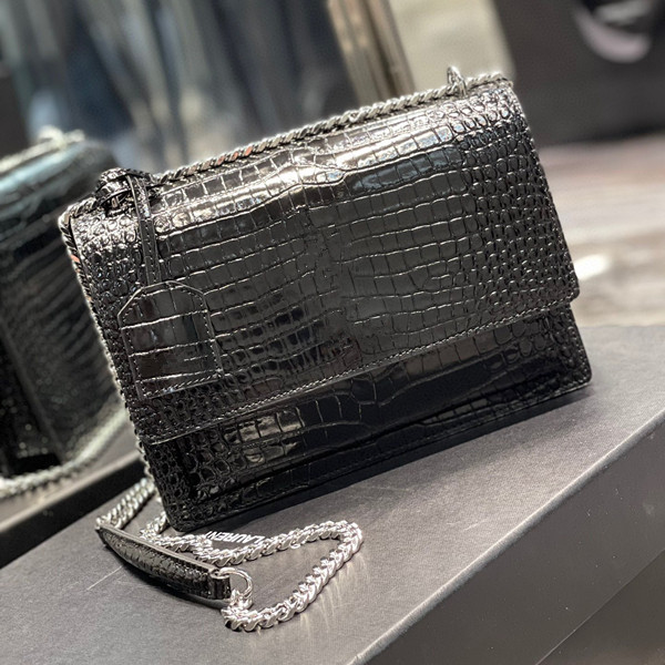 Sacs à bandouliers de mode Dacs de main de créateurs Volet des sacs à bandoulière Pélans des portefeuilles en cuir crocodile