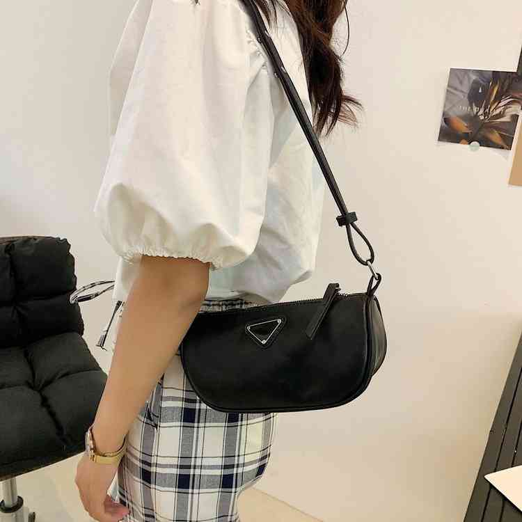 

Handbags Triangle women's sling one shoulder underarm bag Purse, White