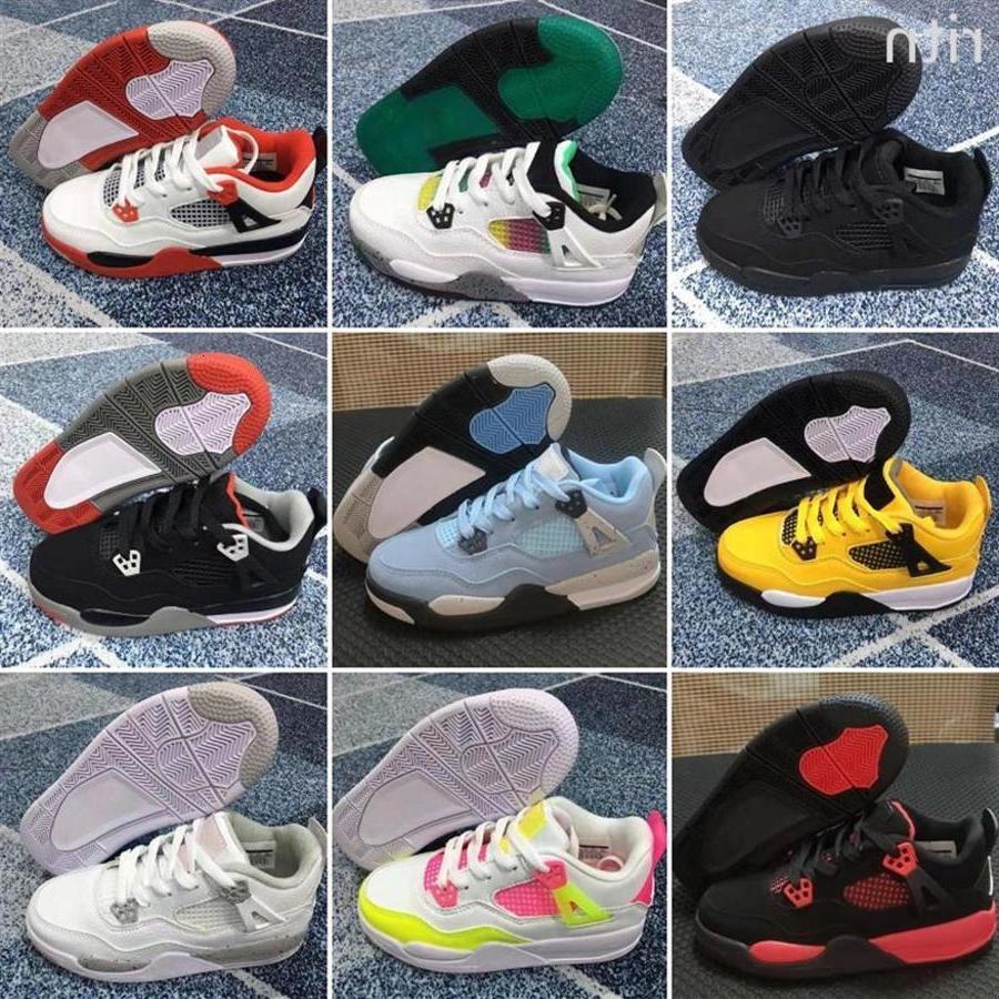 

Top 4s Quality Basketball Shoes Jordns Black Cat J4 Kids Unc Athletic Low Casual Sneakers Children Baby Girls Boys Trainers Chaussures Zapatos, #10