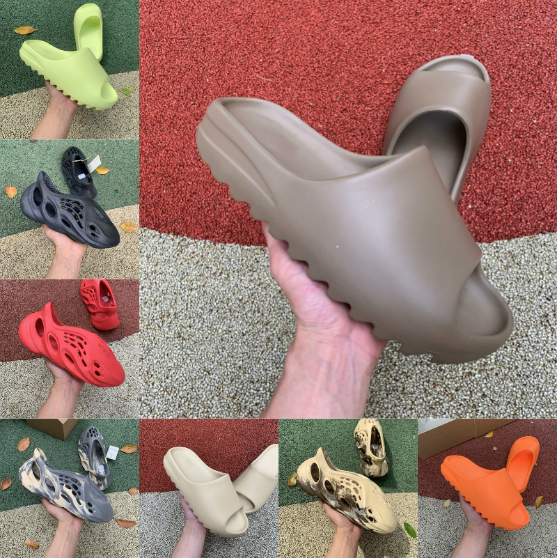 

Slides Slippers MX Cream Clay Summer Brown Flat Mens Women Slide Pure Bone Glow Green Enflame Orange Earth Brown Resin Vermillion Mineral Blue Resin Designer Q12, Please contact us