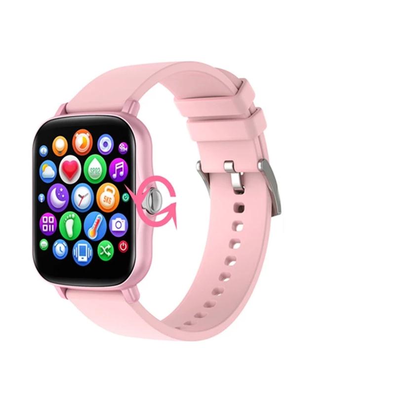 

Y20 Woman Smart Watch 2021 Full Touch Screen Knob Rotation Fitness Tracker GTS 2 Smartwatch For Xiaomi IPhone PK P8 Plus2880, Black