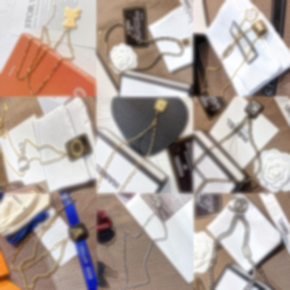 

Necklaces Choker Chain Letter Pendant Statement Fashion Womens Necklace 18K Gold Plated 925 Silver Plated Stainless Steel Wedding Jewelry Accessories -11