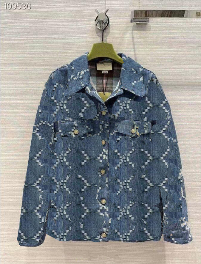 

2022 women' denim jacket vest pants shorts large print a series of styles 318