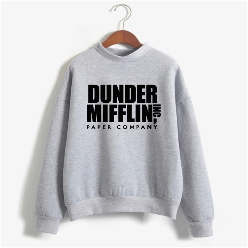 

Tops The Office Tv Hoodie Men Women Dunder Mifflin Inc Paper Company Wernham Hogg TV Show Michael Scott Space Sweatshirt 220813