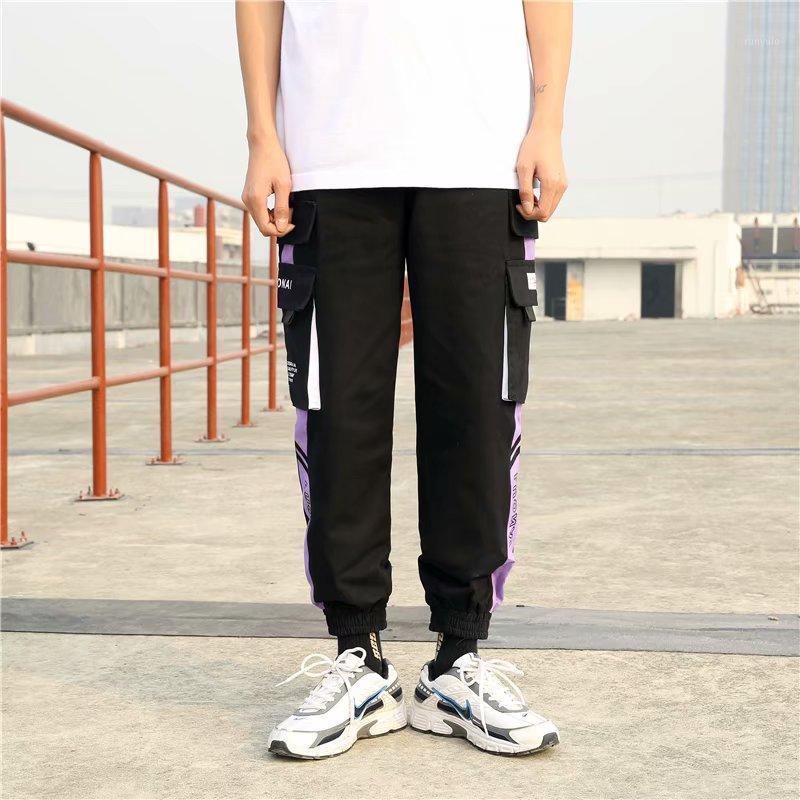

Hip Hop Pants Men Loose Joggers Print Streetwear Harem Clothes Ankle Length Trousers Men's, White
