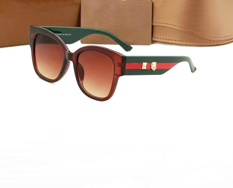 

Square Sunglasses With Web Summer Sunglass For Men And Women Style Anti-ultraviolet Retro Plate Eyeglasses Rectangular-frame Sunglasses With Interlocking G