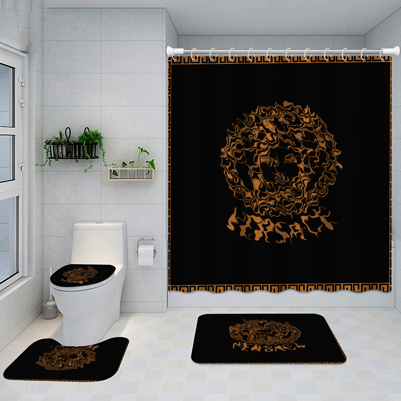 

New Arrivals Crystal Clear Thick Shower Curtain Waterproof Plastic Bath Curtains Liner Transparent Bathroom Mildew Home Luxury With Hooks