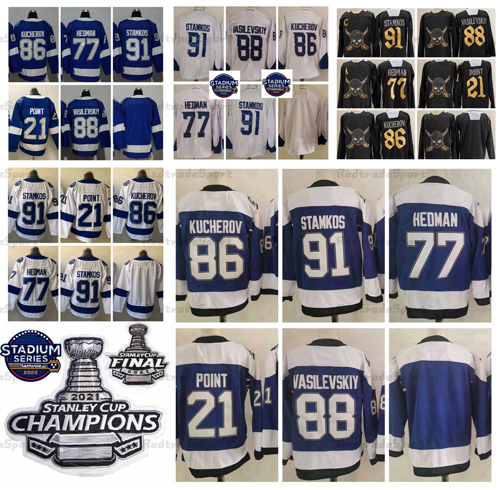 

Jersey Jersey 2022 Stadium Series Steven Stamkos Hockey''Nhl''Jerseys 2021 Reverse Retro Stanley Cup Champions Nikita Kucherov Victor Hedman Andrei Vasilevskiy, 2022 stadium series final
