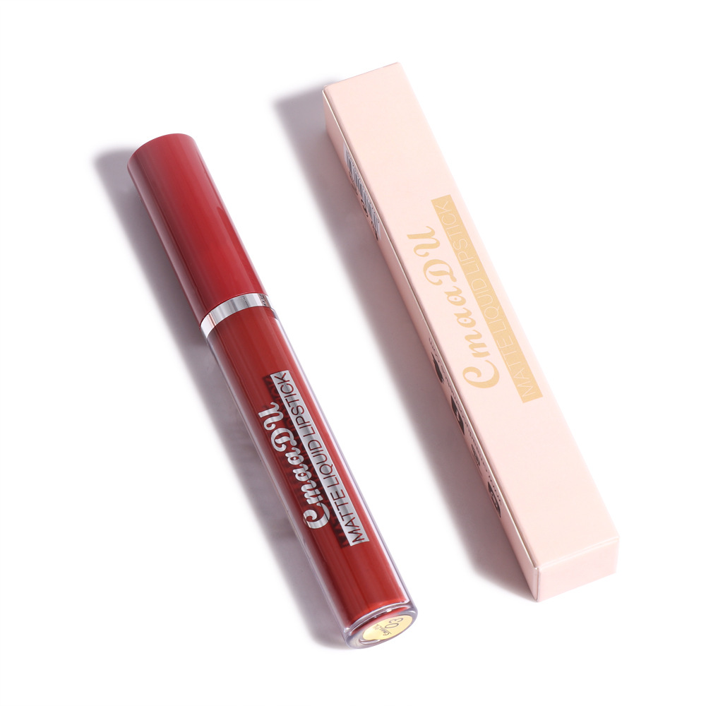 Lip Gloss Long-lasting Cosmetics Lipstick Cream Waterproof Matte Lip Stick For Women And Girls Make Up-image-790870776
